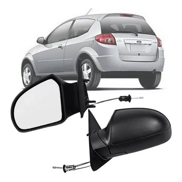 Retrovisor externo ka ford de 2008 a 2014 lado esquerdo  com controle cod 21319