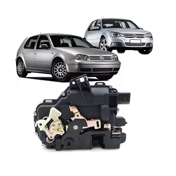 Fechadura elétrica porta dianteira motorista golf bora passat volkswagen cod 999