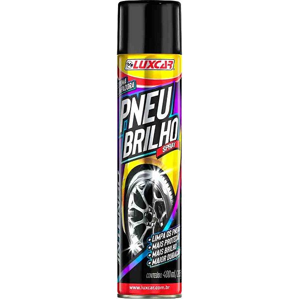Espuma limpa pneus spray 400g luxcar cod 4781 2566