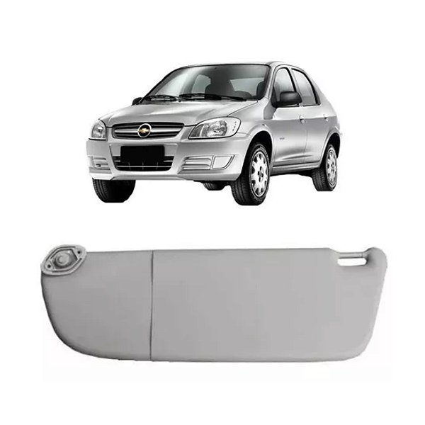 Quebra sol do corsa chevrolet de 1994 a 2002 lado esquerdo de cor cinza com bolso cod 1902057 518212