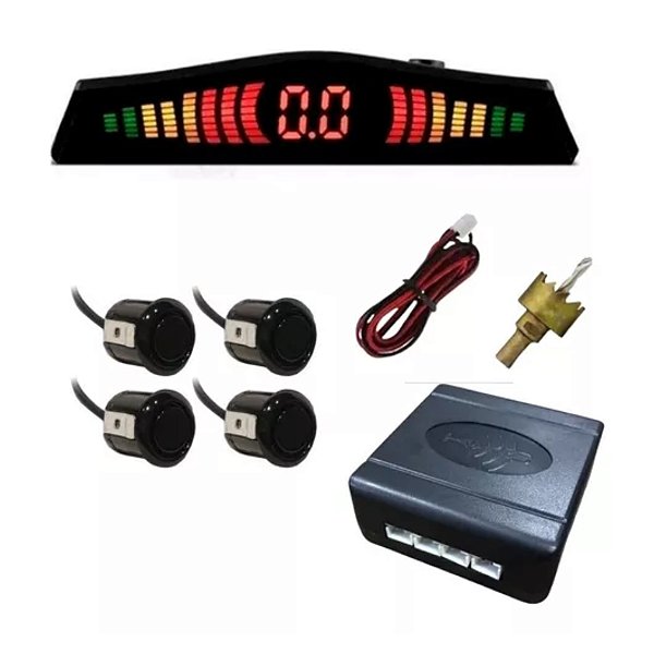 Sensor de ré kx240a de 4 pontos mini na cor preta de broca 18mm kx3 cod 5947