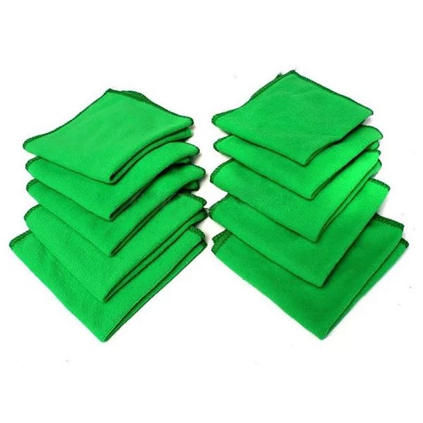 Pano em microfibra conjunto com 10 unidades luxcar cod 3910