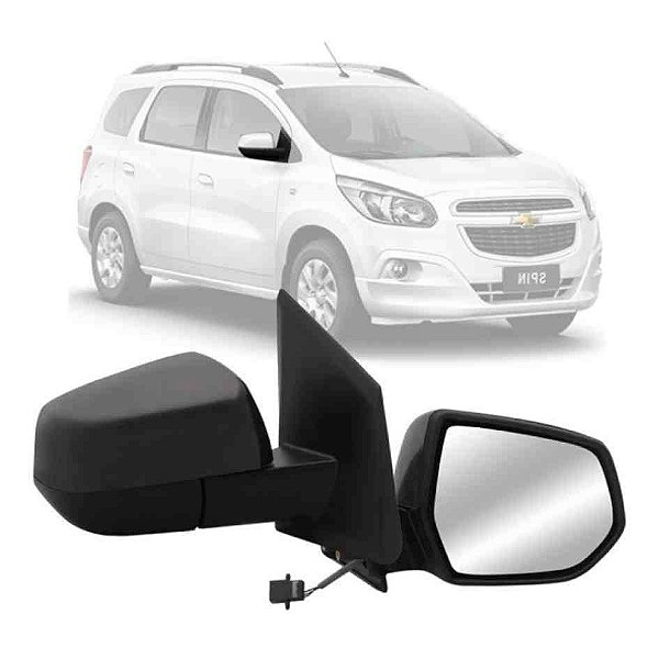 Retrovisor externo elétrico do spin chevrolet de 2012 a 2022 do lado direito com primer cod 24294