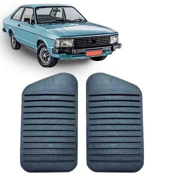 Kit de capa para pedais de freio e embreagem do corcel e belina ford cod 5175 317018