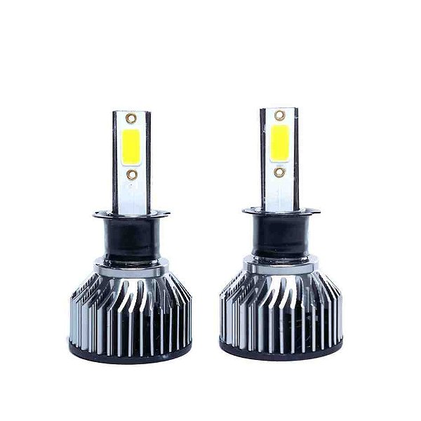 Kit de lâmpada led h7 de 12v 40w 6000k e 6000 lúmens com canceller uppertech cod 101748