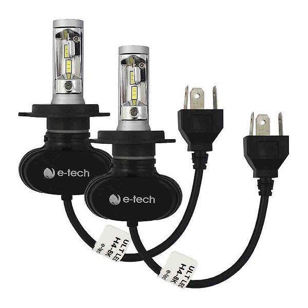 Kit de lâmpadas super led premium uppertch h 4 de 40w cod 109201 6200k 7899838803043