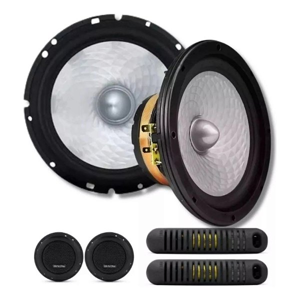 Kit duas vias seis polegadas 140 wates par bravox cod cs60d 005010
