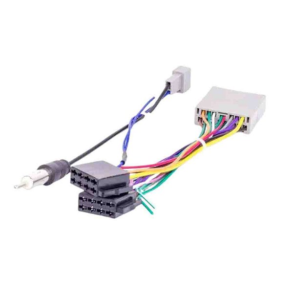 Kit fácil do civic e crv honda de 2012 a 2016 com chicote e adaptador de antena cod 007950 fac001