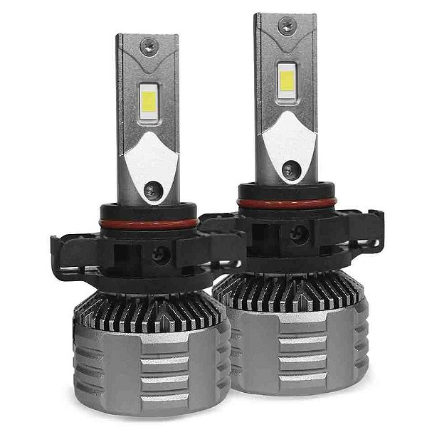 Kit lâmpada led h11 de 12 e 24 volts 55 watts 9000 lumens black diamond 6000k com canbus cod 101827