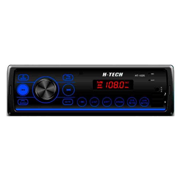 Radio h tech auxiliar com usb sd bluetooth ht 1025 cod 127411