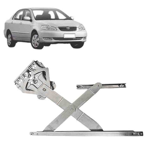 Máquina de vidro dianteira do corolla 2003 em diante  lado esquerdo cod r7546esm 1718711