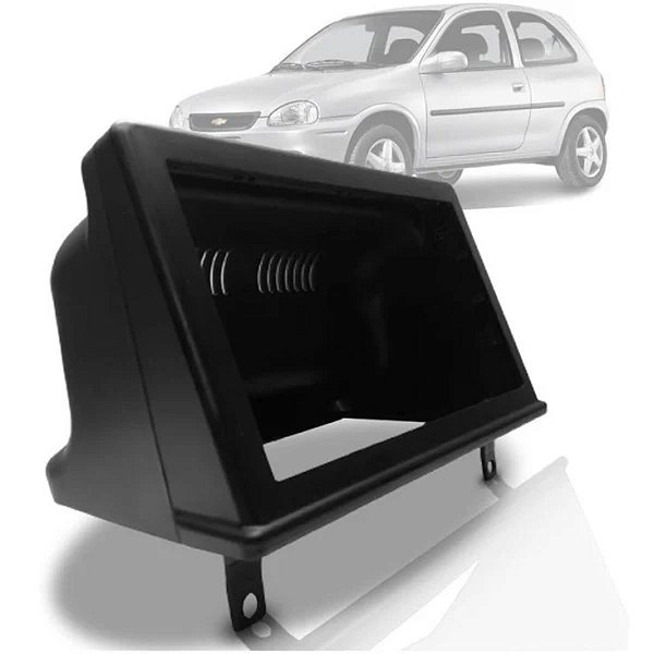 Moldura do corsa classic chevrolet de primeira geração de 2 din na cor preta fiamon cod 4210 002717