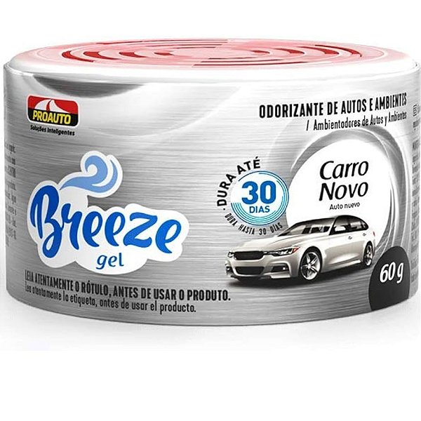 Odorizante automotivo gel fragrância carro novo 60g cod 830234