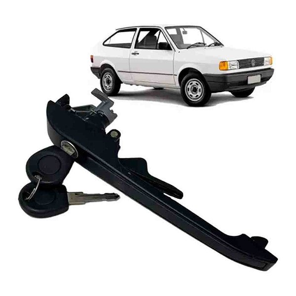 Maçaneta externa dianteira do gol volkswagen de 1984 em diante com friso cromado lado direito cod 816807 1094