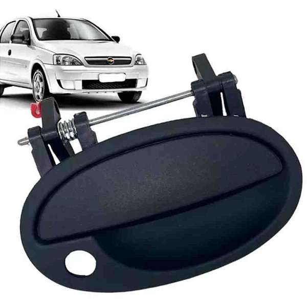 Maçaneta externa do corsa chevrolet do lado direito dianteira com furo cod 949121 40970