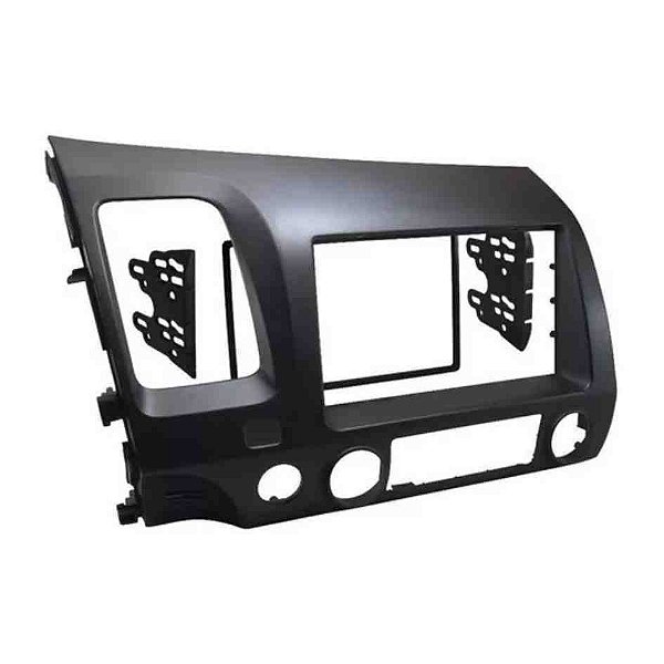 Moldura 2 din do new civic honda de 2006 a 2011 na cor grafite cod 15961