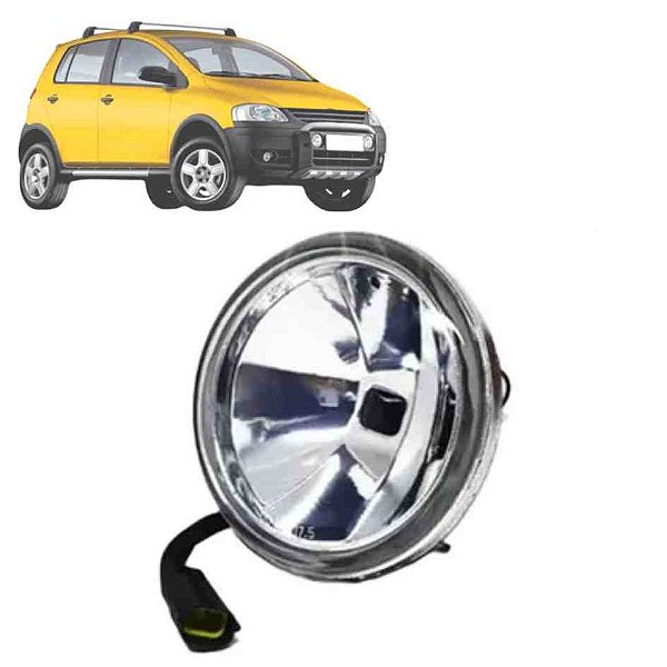 Farol auxiliar de milha cross fox volkswagen 2003 a 2007 superior lado direito shocklight cod msl261802r 1043185