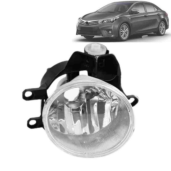 Farol auxiliar de milha do corolla toyota de 2014 a 2017 e hilux pickup toyota de 2016 a 2018 lado direito cod 22948