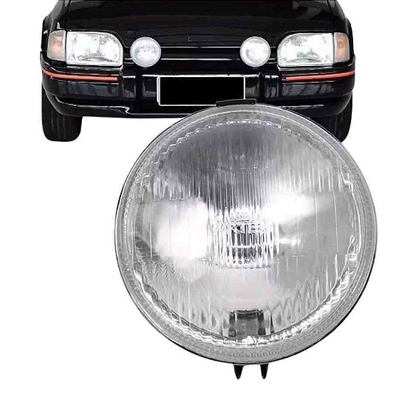 Farol auxiliar escort xr3 hobby ford 1987 a 1996 redondo nino farois cod f12v 420943