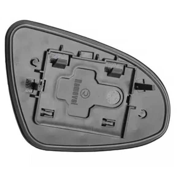 Base da lente do retrovisor do etios toyota de 2015 a 2020 lado esquerdo externo semi novo cod 20863007