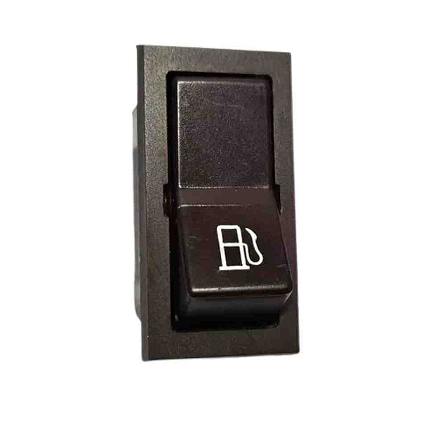 Botão de partida a frio fiat 147 preto 3 pinos cod f2038