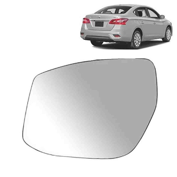 Refil lente de retrovisor do sentra nissan de 2013 em diante lado esquerdo convexo refix cod 1971