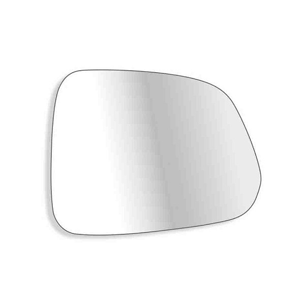 Refil lente de retrovisor da captiva chevrolet lado esquerdo metalizado plano sem base refix cod 1584 0686518