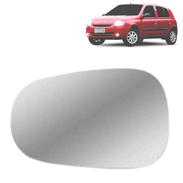 Refil lente de retrovisor do clio scenic renault de 1999 a 2012 lado direito convexo refix cod 1246d