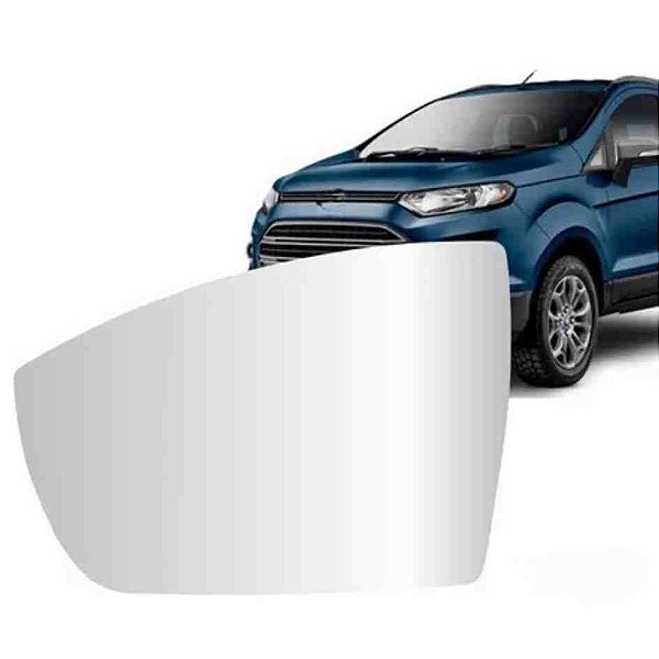Refil lente de retrovisor do ecosport ford de 2013 em diante lado esquerdo metalizado blawer cod 321e