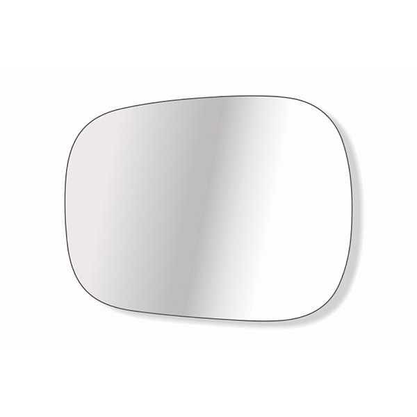 Refil lente de retrovisor do kangoo renault lado esquerdo convexo refix cod 1575 0687534