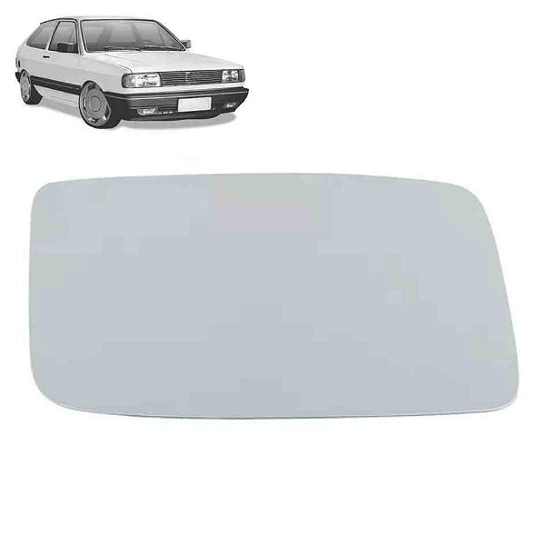 Refil lente de retrovisor do gol voyage parati saveiro volkswagen de 1985 a 1987 lado direito espelhado blawer cod 1010d 0057001