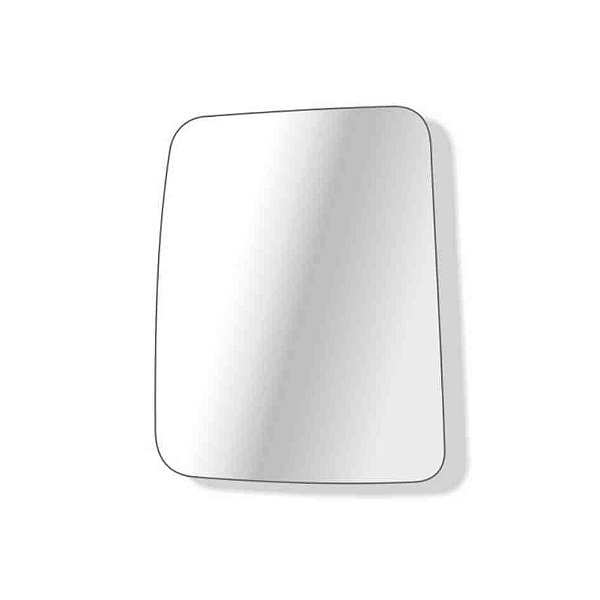 Refil lente de retrovisor da d20 e a20 chevrolet f1000 ford fiorino fiat e nova kombi volkswagen lado esquerdo de cor prata refix cod 1017 0073115