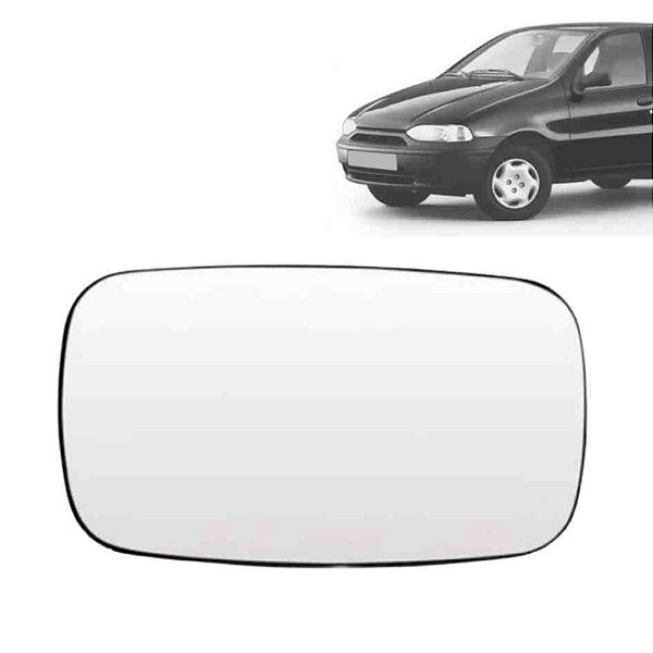 Refil lente de retrovisor do palio uno fire fiat ate 2000 lado esquerdo blawer cod 4004e