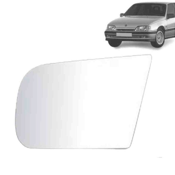Refil lente de retrovisor do omega chevrolet de 1992 em diante lado esquerdo plana sem base refix cod 1073