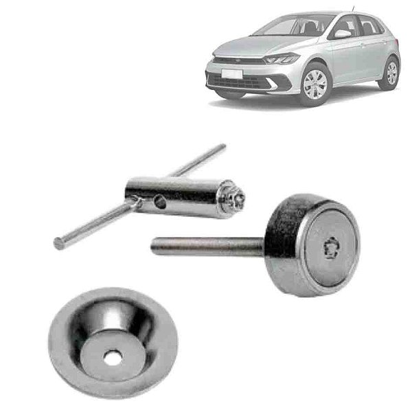 Trava estepe antifurto fox golf polo volkswagen original olimpus cod 20111377 5z0071599