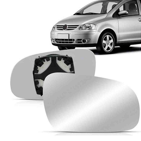 Lente retrovisor com base fox volkswagen  de 2003 a 2009 lado direito blawer cod 97012