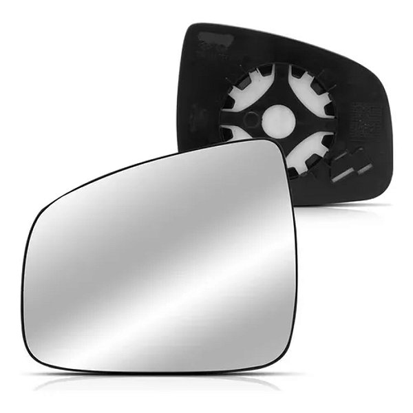 Lente retrovisor com base do logan sandero renaut de 2009 a 2013 lado esquerdo blawer cod 7509