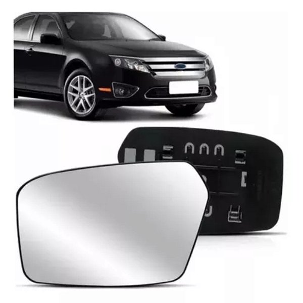 Lente retrovisor com base do fusion ford de 2010 a 2013 lado esquerdo refix cod gb0009
