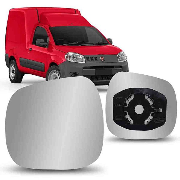 Lente retrovisor com base do fiorino fiat de 2011 em diante lado direito metagal cod rtum78 978863