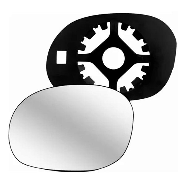 Lente de retrovisor com base do picasso c3 citroen de 2001 em diante lado esquerdo blawer cod 97507