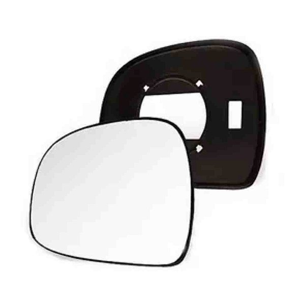 Lente de retrovisor da s10 blazer silverado chevrolet de 1995 a 2011 lado esquerdo com base cod rgdm73 446570