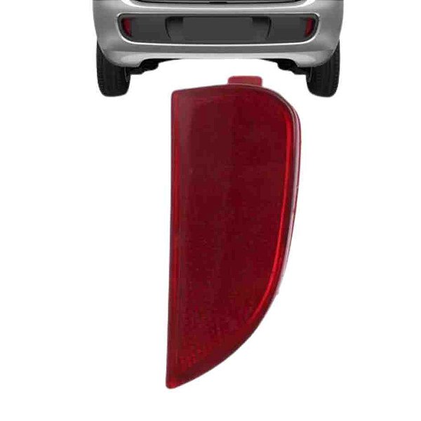 Refletor parachoque do palio fiat de 2012 em diante lado direito rubi acrílica cod 7010d 180016