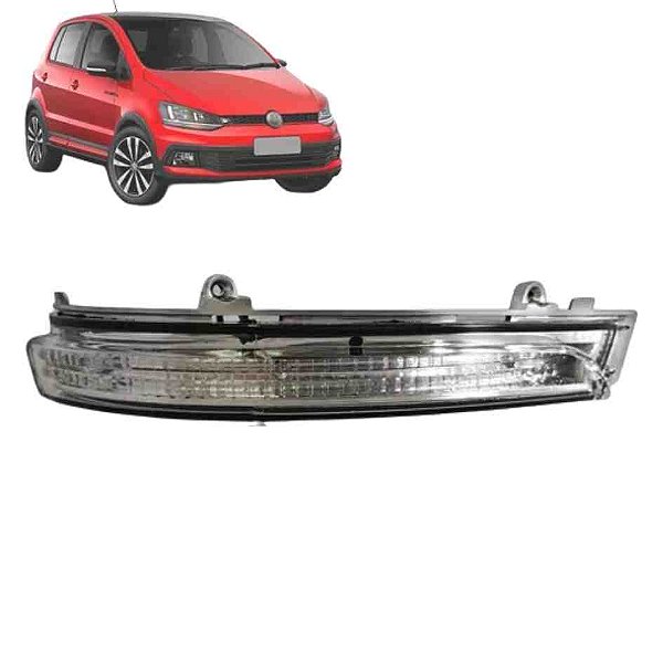 Pisca do espelho retrovisor do fox spacefox gol trend voyage gvi volkswagen lado direito cristal fitam cod 33079d