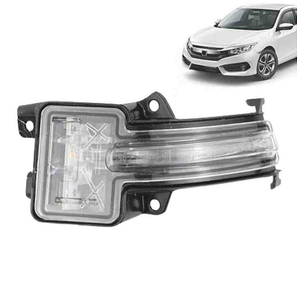 Pisca de retrovisor do civic honda de 2016 a 2019 lado direito cod 28744