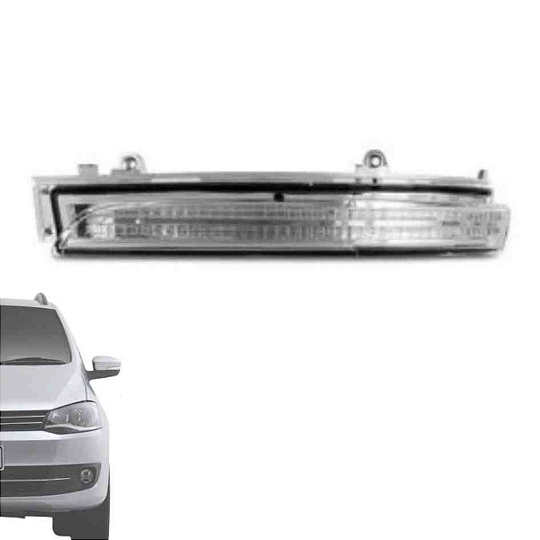Pisca do espelho retrovisor do fox spacefox volkswagen de 2012 em diante lado esquerdo eb735