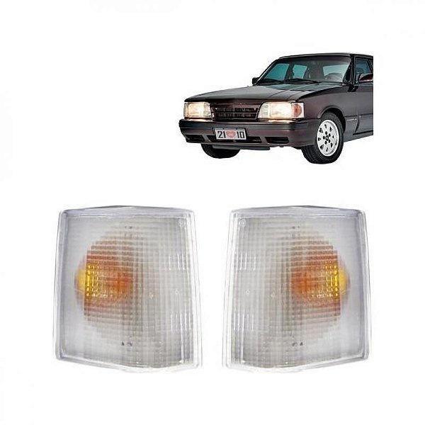 Lanterna opala chevrolet de 1988 a 1992 lado direito dianteira cristal modelo cibie