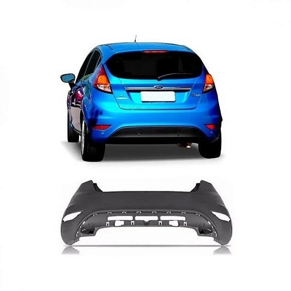 Para choque fiesta new ford de 2013 a 2019 traseiro hatch