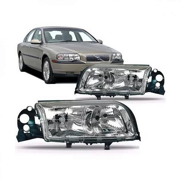 Farol s80 volvo de 1999 a 2003 lado direito