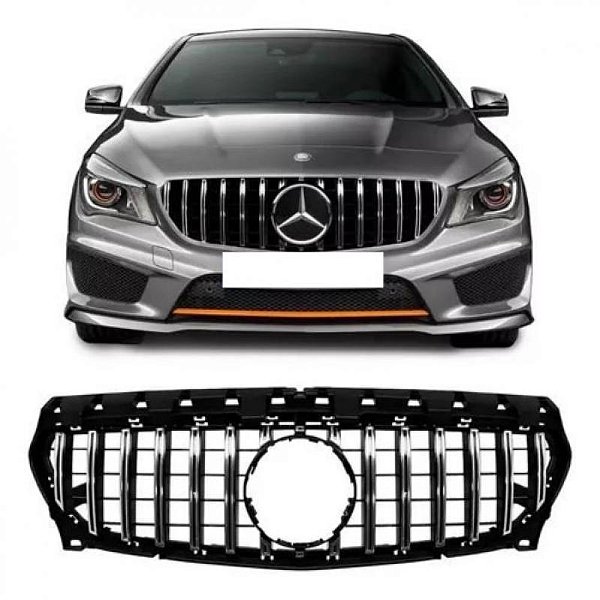 Grade do radiador cla 200 e cla 180 mercedes benz de 2016 a 2019 estilo gtr