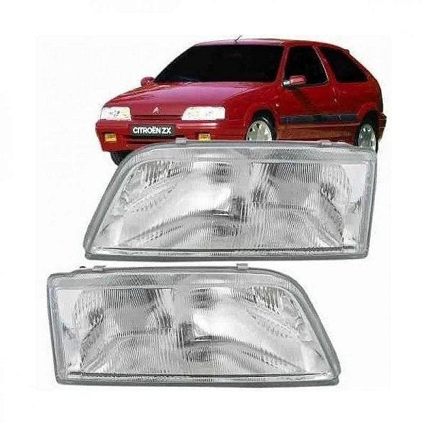 Farol zx citroën de 1992 a 1998 lado direito foco duplo